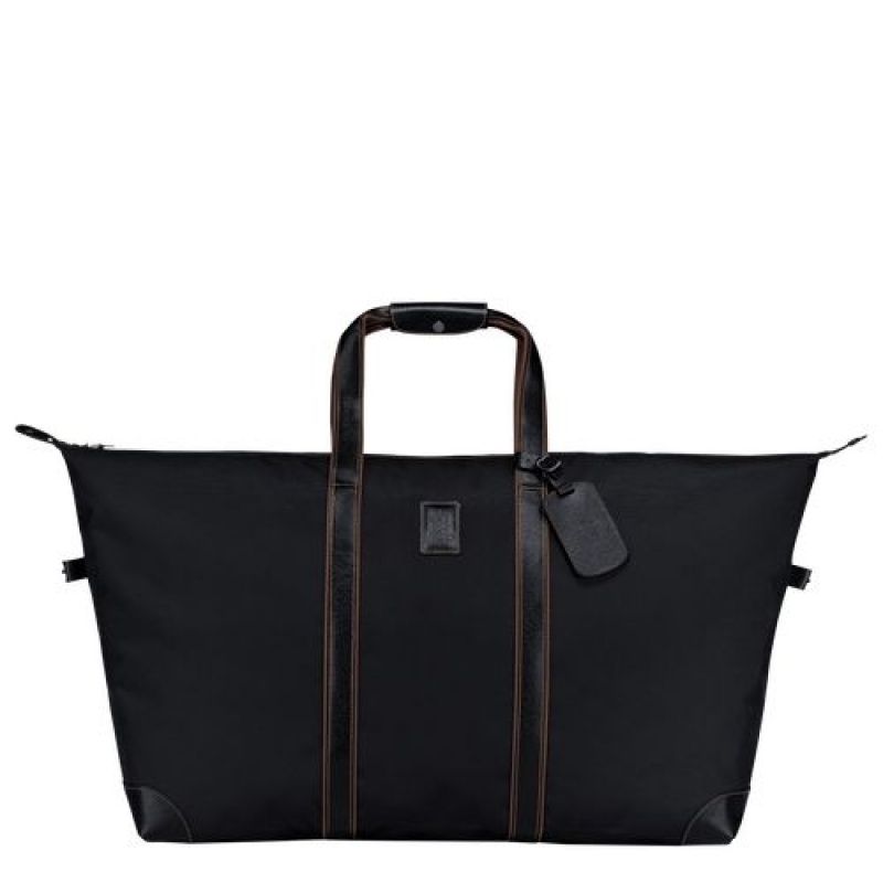 Longchamp Boxford Travel bag Black | VRLBGXK-14