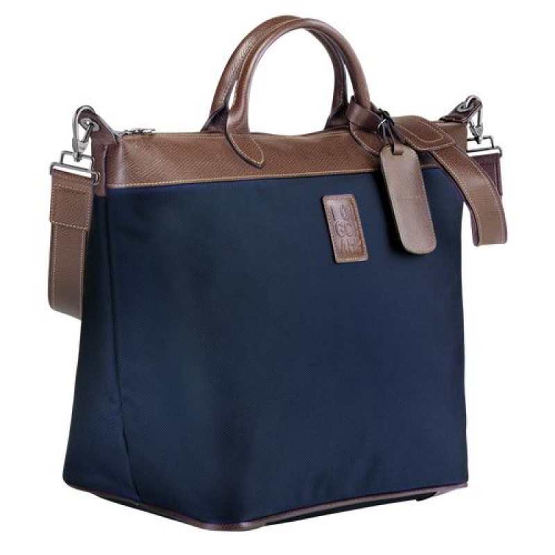 Longchamp Boxford Travel bag Blue | AQCFJIM-08