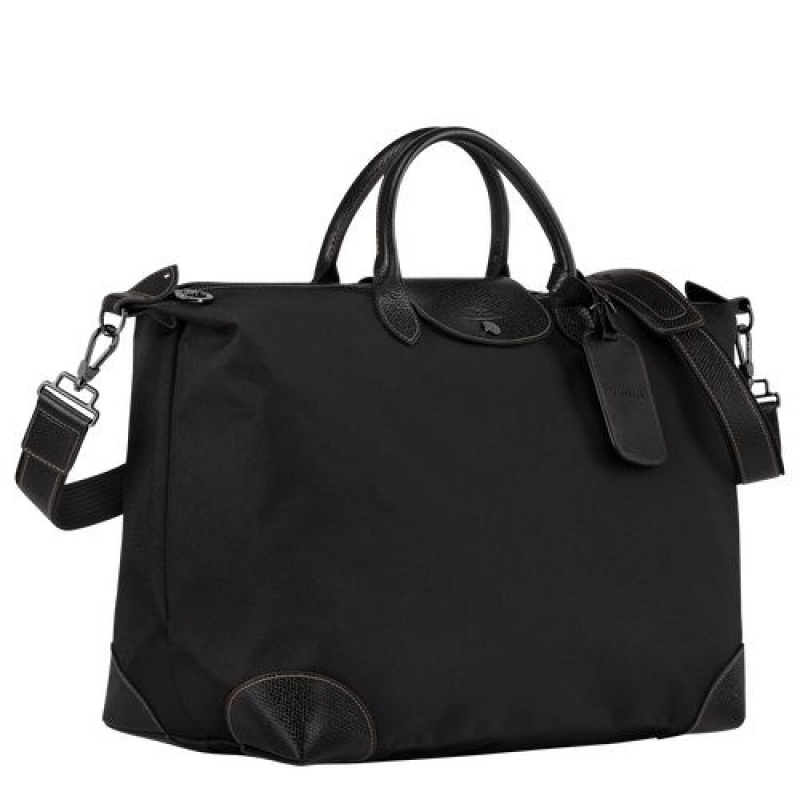 Longchamp Boxford Travel bag L Black | MQZKLTV-12