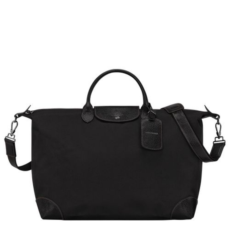 Longchamp Boxford Travel bag L Black | MQZKLTV-12