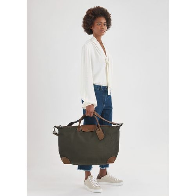 Longchamp Boxford Travel bag L Brown | NSEIXKC-04