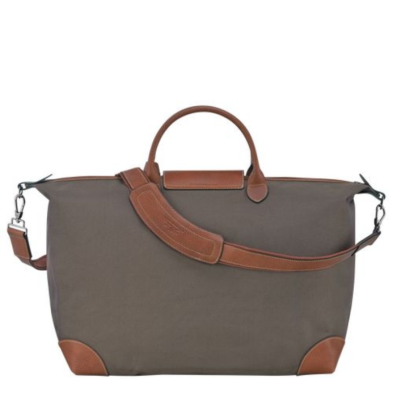 Longchamp Boxford Travel bag L Brown | NSEIXKC-04