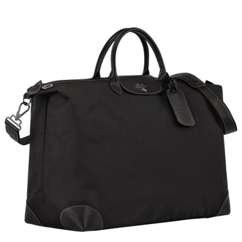 Longchamp Boxford Travel bag XL Black | LVZFGPJ-47