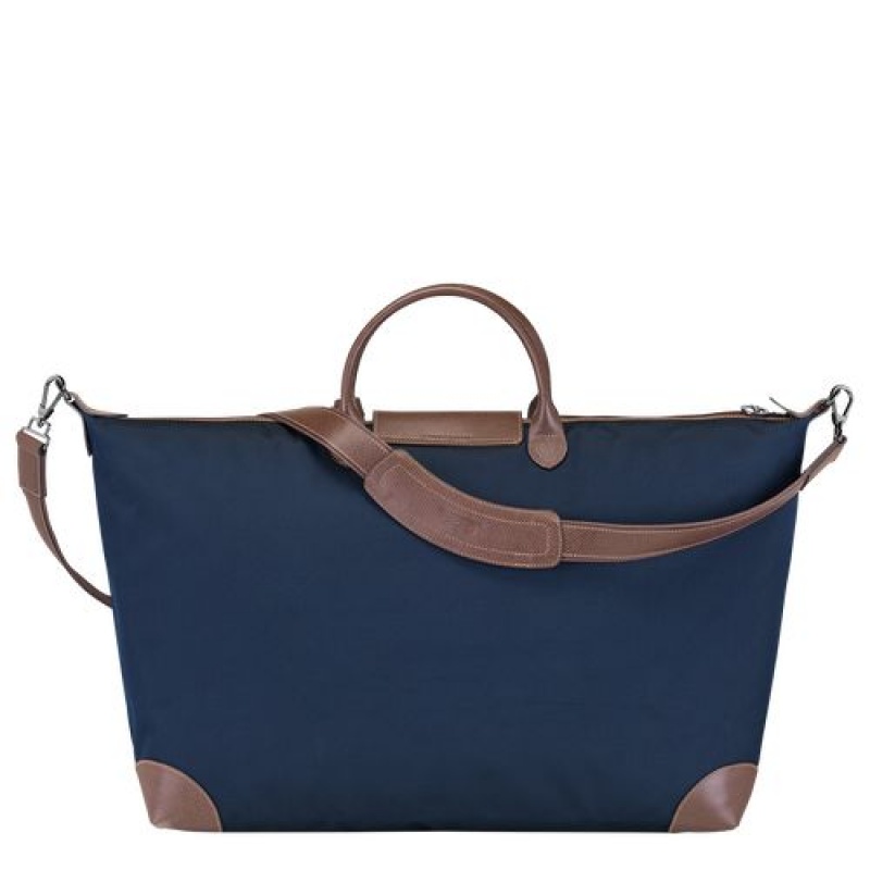 Longchamp Boxford Travel bag XL Blue | FAMLHRV-57