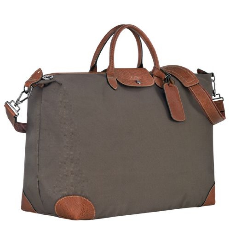 Longchamp Boxford Travel bag XL Brown | FETAKXL-19