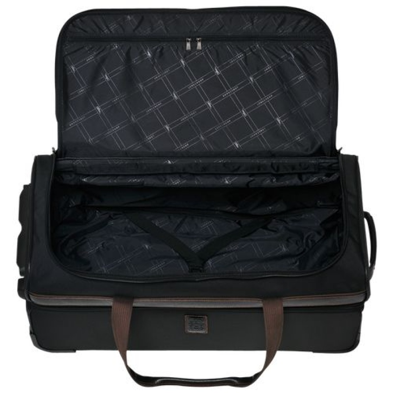 Longchamp Boxford Wheeled duffle bag Black | SOWDKCF-41