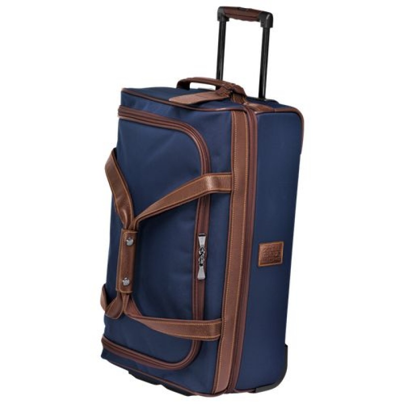 Longchamp Boxford Wheeled duffle bag Blue | ZJIOBTX-13