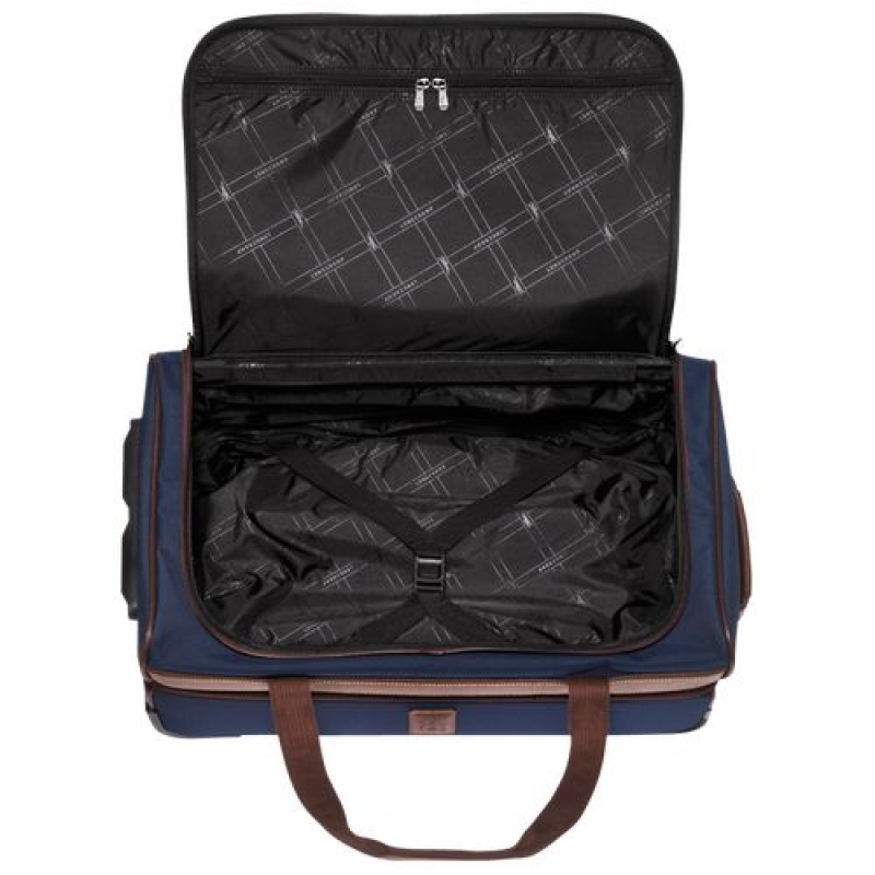 Longchamp Boxford Wheeled duffle bag Blue | ZJIOBTX-13