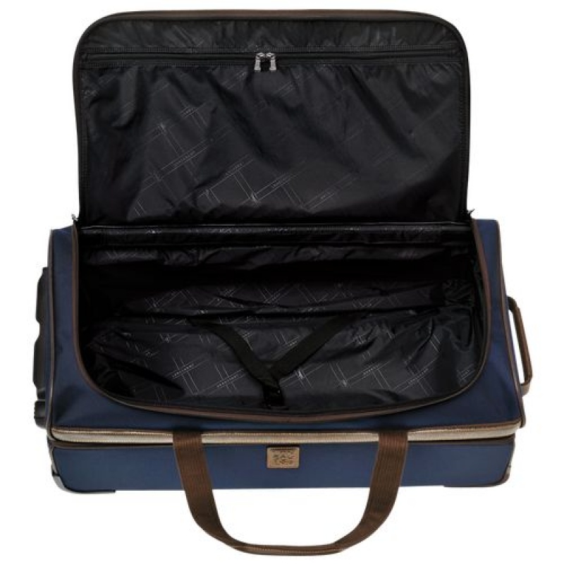 Longchamp Boxford Wheeled duffle bag Blue | DLKEWXJ-86