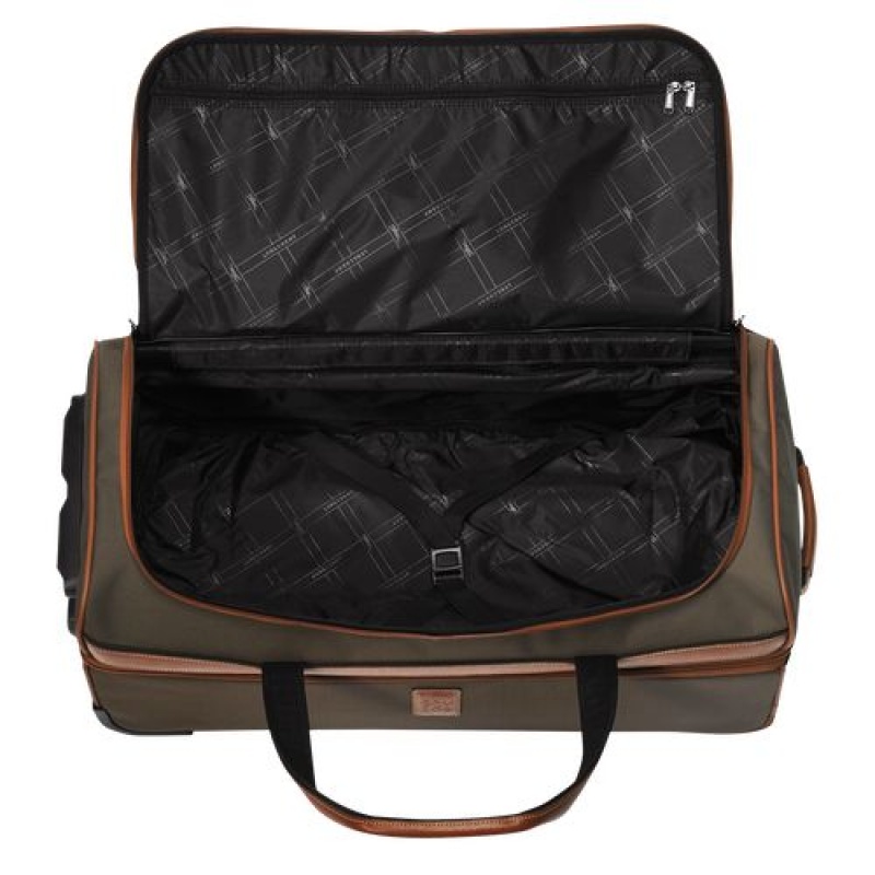 Longchamp Boxford Wheeled duffle bag Brown | GYRBUAL-51