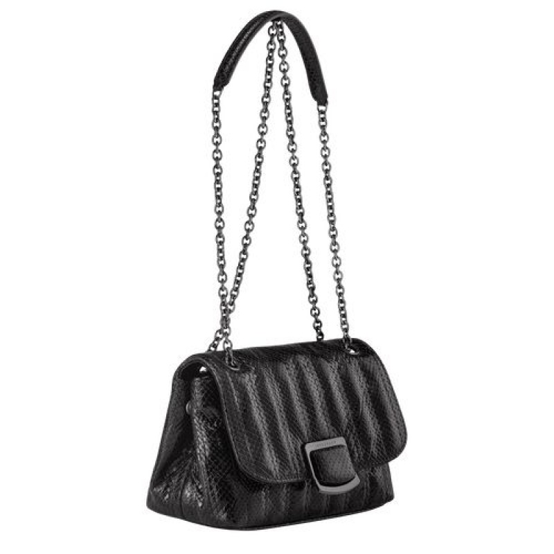 Longchamp Brioche Crossbody bag S Black | SOGYXCD-87