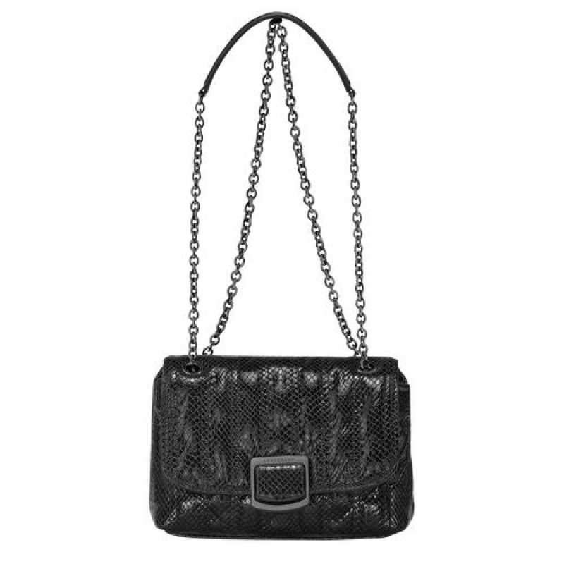 Longchamp Brioche Crossbody bag S Black | SOGYXCD-87