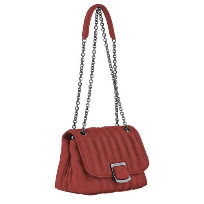 Longchamp Brioche Crossbody bag S Red | PWTFKYD-20