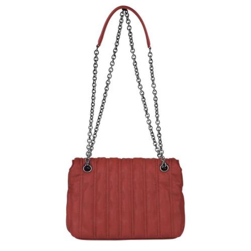 Longchamp Brioche Crossbody bag S Red | PWTFKYD-20