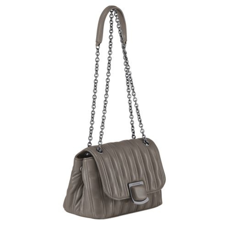 Longchamp Brioche Crossbody bag S Turtledove | RJWTAUY-20