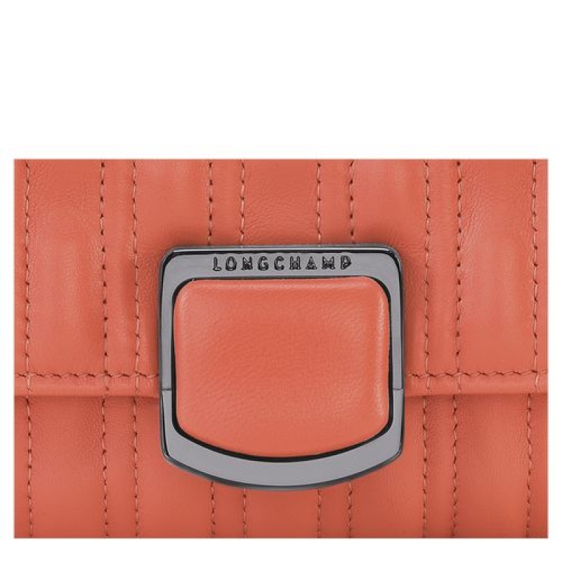 Longchamp Brioche Wallet on chain Blush | LQBCODV-31