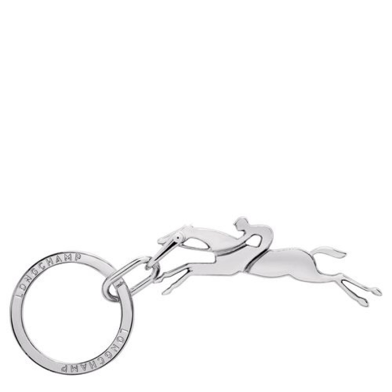 Longchamp Cavalier Key-rings Silver | UPTXEDF-12