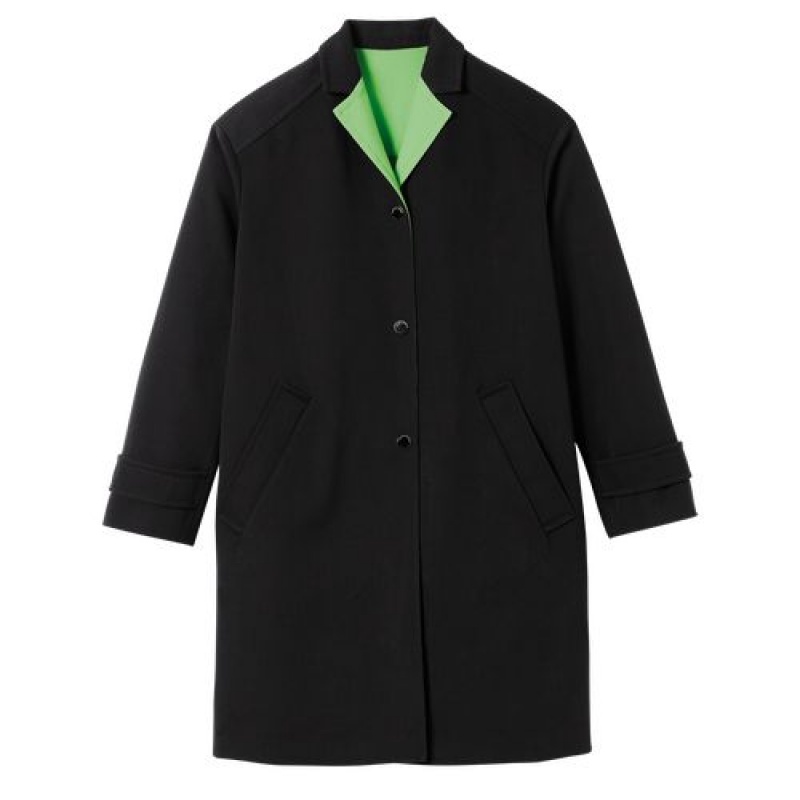 Longchamp Coat Black | NVIEXGO-72