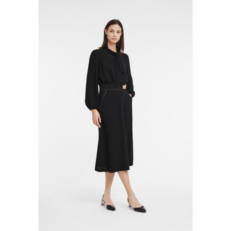 Longchamp Dress Black | HVJIMRS-31