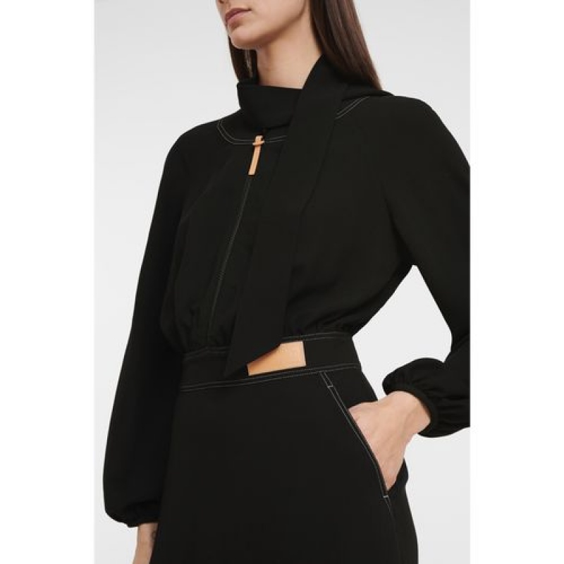 Longchamp Dress Black | HVJIMRS-31