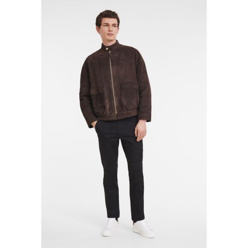 Longchamp Jacket Ebony | EWHJZTG-61