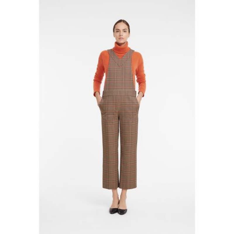 Longchamp Jumpsuit Cognac | GLCTNQA-98