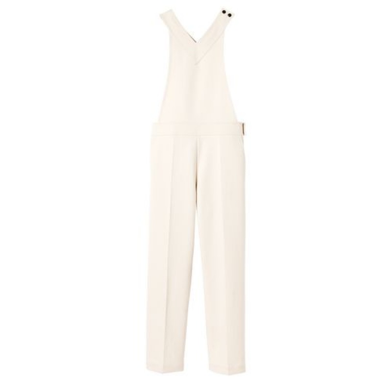 Longchamp Jumpsuit Ecru | TLAJRZD-04