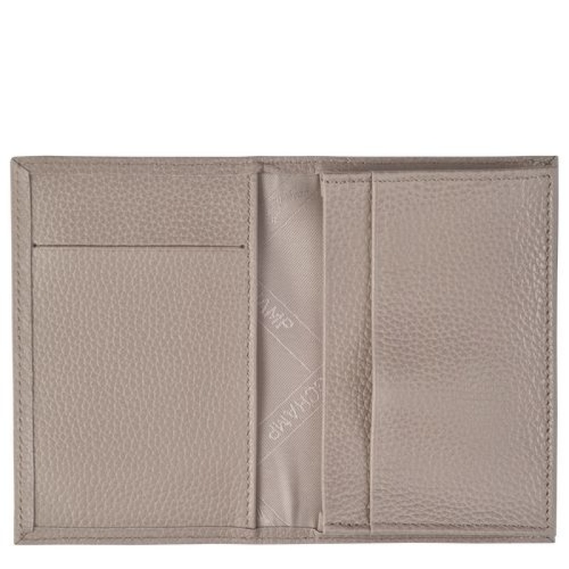 Longchamp Le Foulonne Card holder Turtledove | RQUGXZD-04