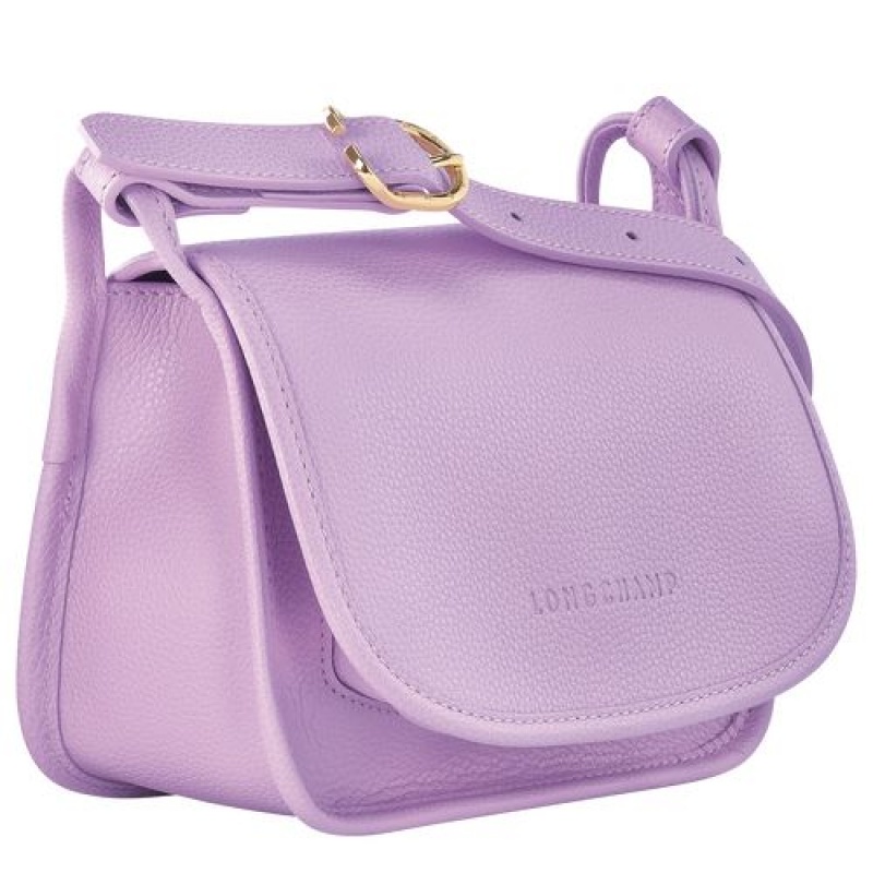 Longchamp Le Foulonne Crossbody bag S Lilac | ZNKUIFT-32