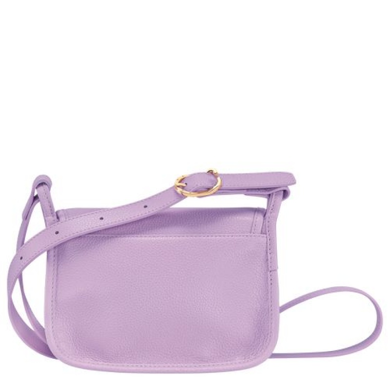 Longchamp Le Foulonne Crossbody bag S Lilac | ZNKUIFT-32