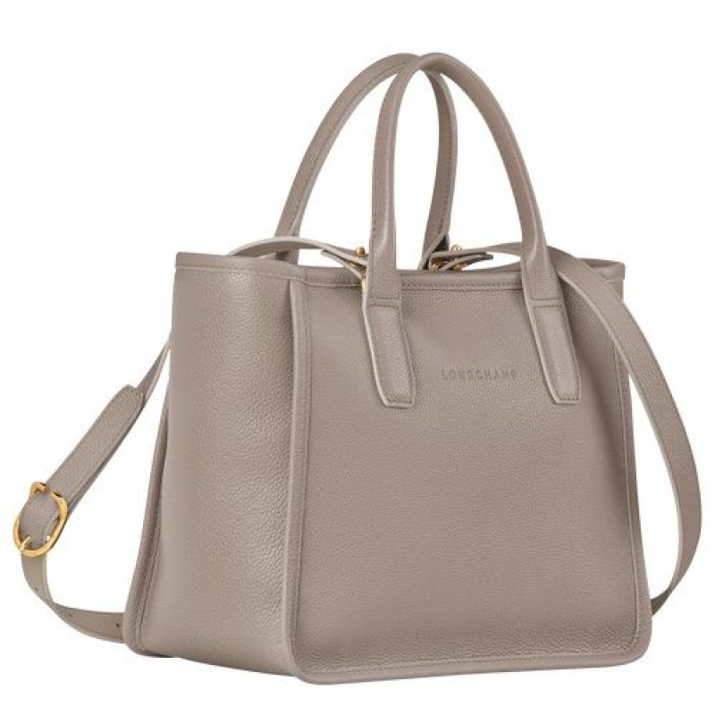 Longchamp Le Foulonne Handle bag Turtledove | NZOAYBW-47