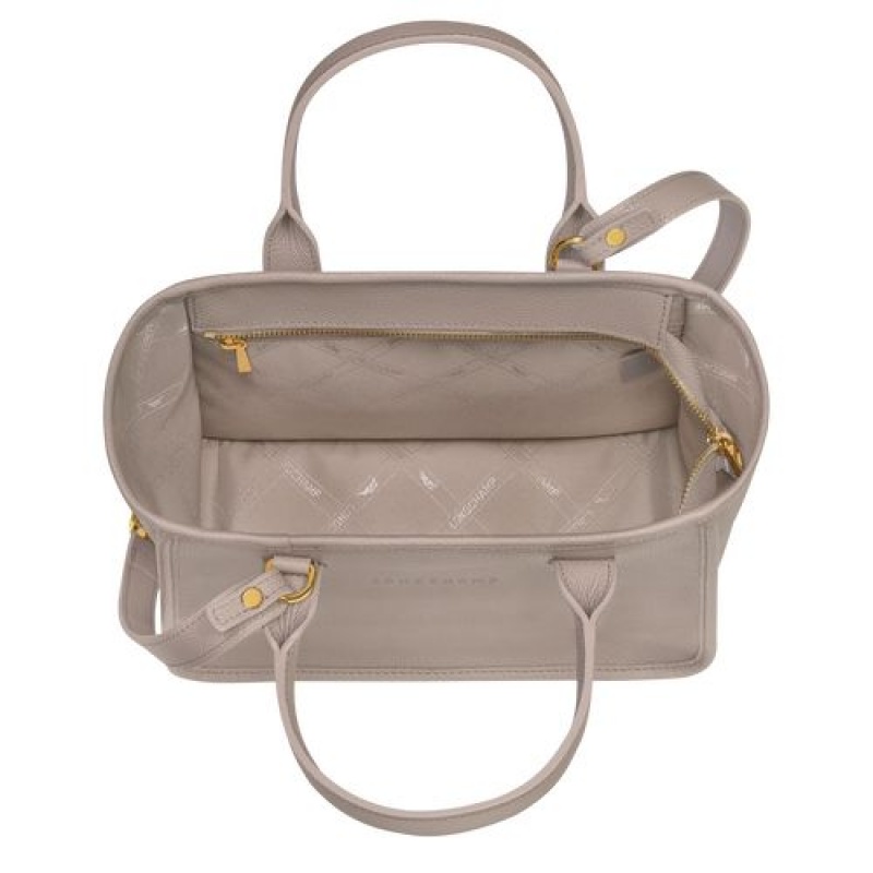 Longchamp Le Foulonne Handle bag Turtledove | NZOAYBW-47