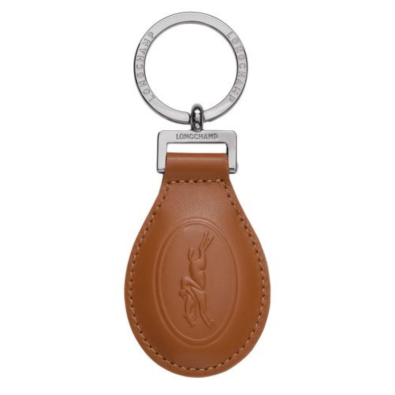 Longchamp Le Foulonne Key-rings Caramel | UEFAIGO-13