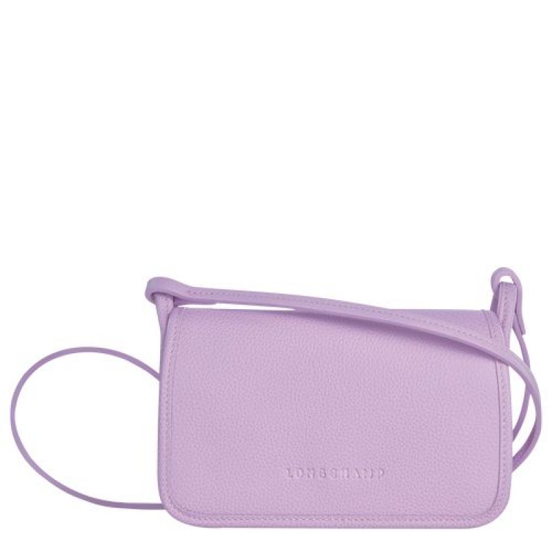 Longchamp Le Foulonne On Chain Wallet on chain Lilac | OEGUTPI-32