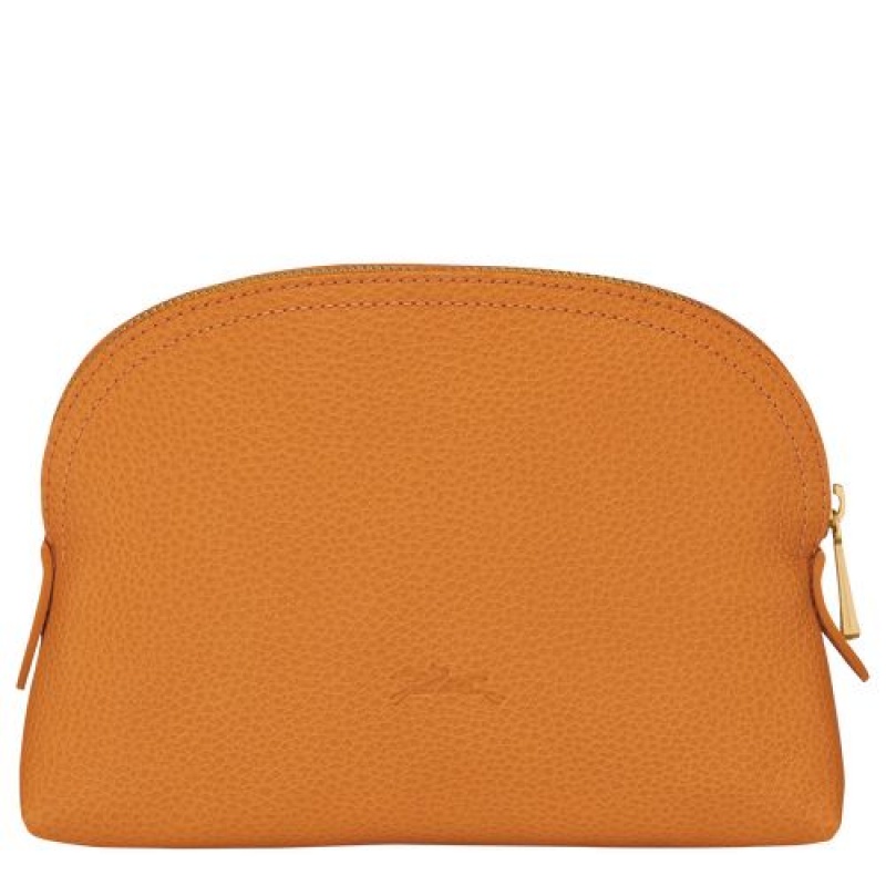 Longchamp Le Foulonne Pouch Saffron | OHTNPZF-89