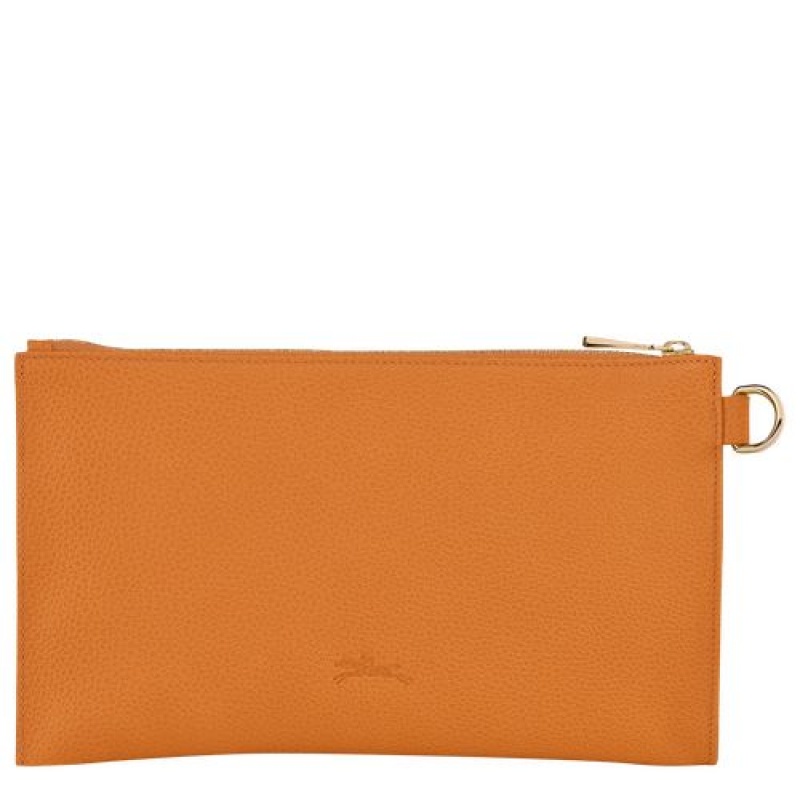 Longchamp Le Foulonne Pouch Saffron | YREUJSW-24