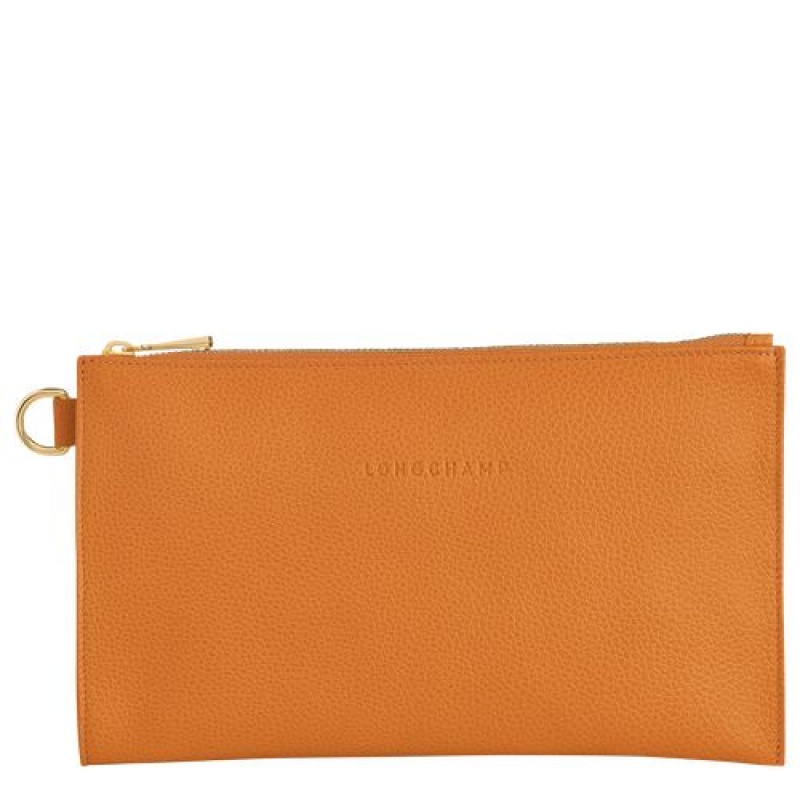 Longchamp Le Foulonne Pouch Saffron | YREUJSW-24