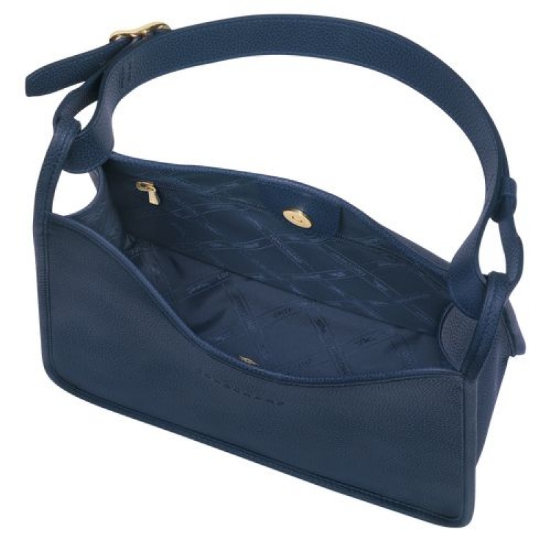 Longchamp Le Foulonne Shoulder bag Navy | SPGDCTQ-58