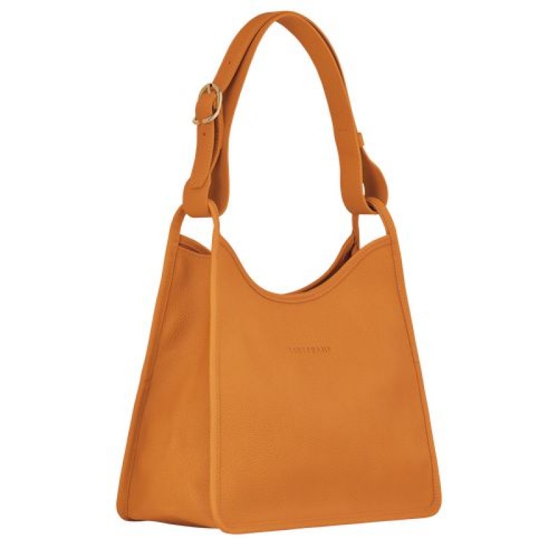 Longchamp Le Foulonne Shoulder bag Saffron | XAKQRWD-37