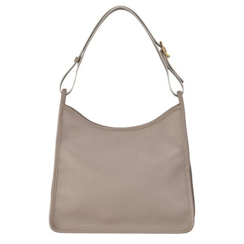 Longchamp Le Foulonne Shoulder bag Turtledove | UGZYVCB-28