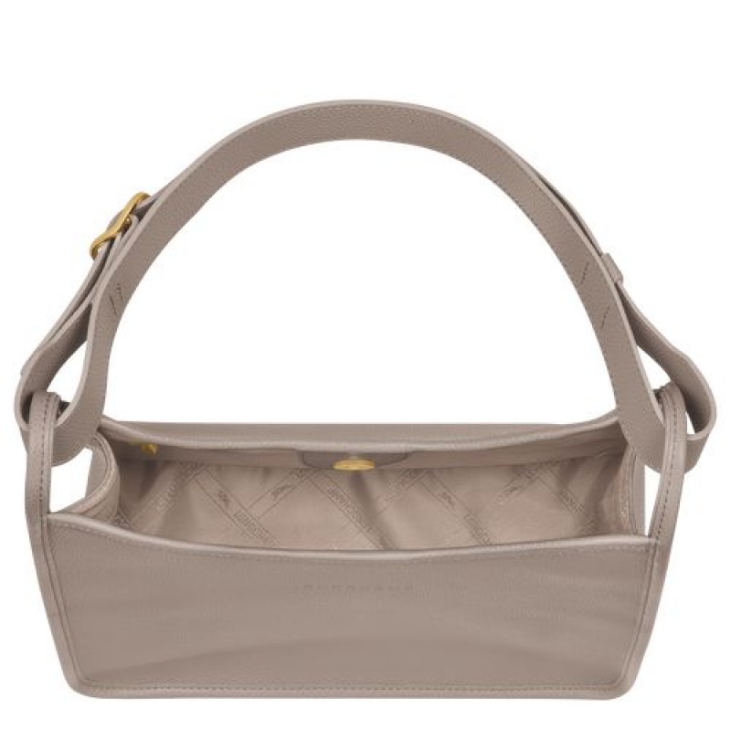 Longchamp Le Foulonne Shoulder bag Turtledove | UGZYVCB-28