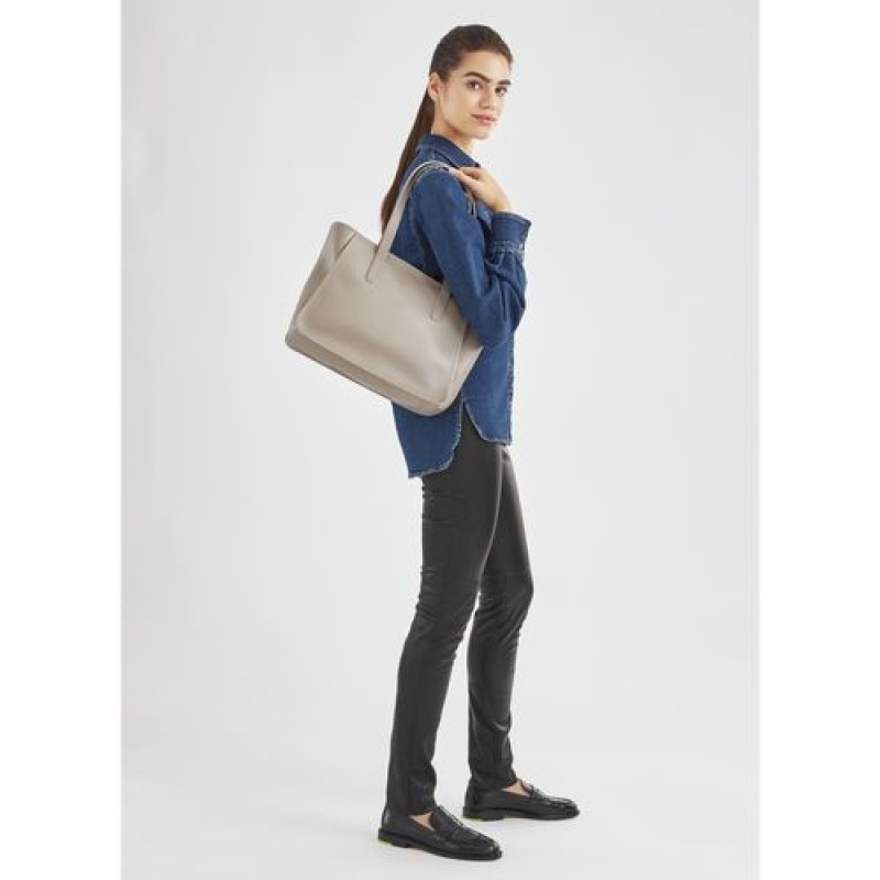 Longchamp Le Foulonne Shoulder bag Turtledove | WLVUEMG-02