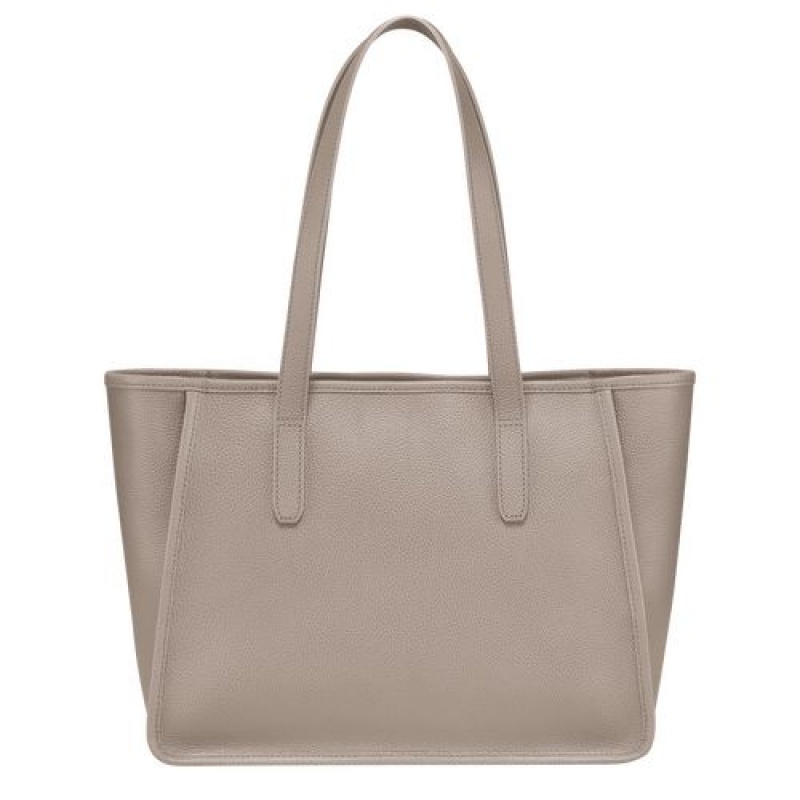 Longchamp Le Foulonne Shoulder bag Turtledove | WLVUEMG-02