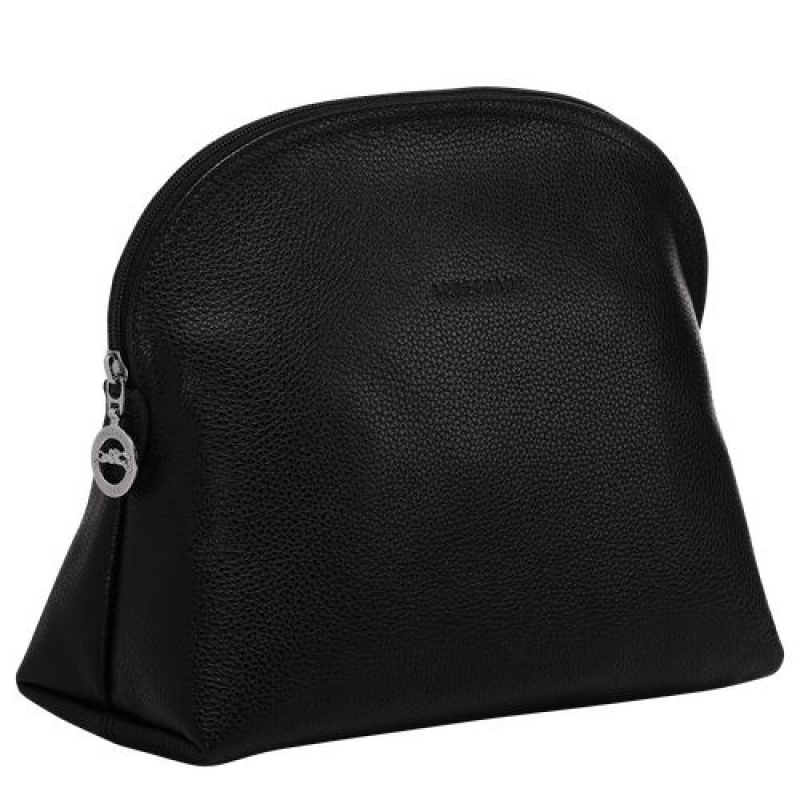 Longchamp Le Foulonne Toiletry case Black | BXUIOCK-24