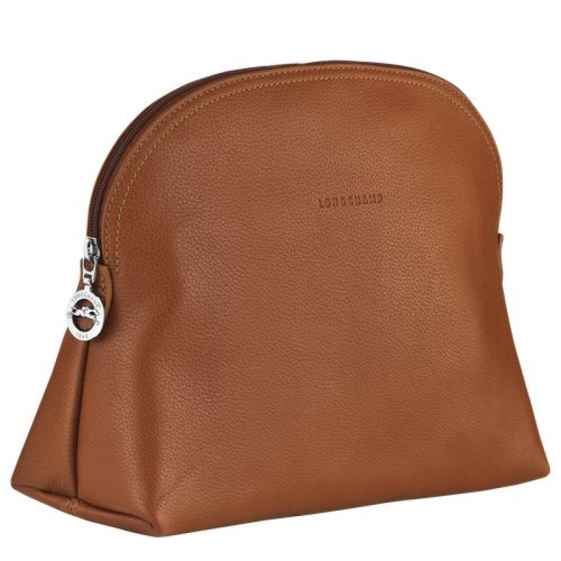 Longchamp Le Foulonne Toiletry case Caramel | ZPJGHKF-20