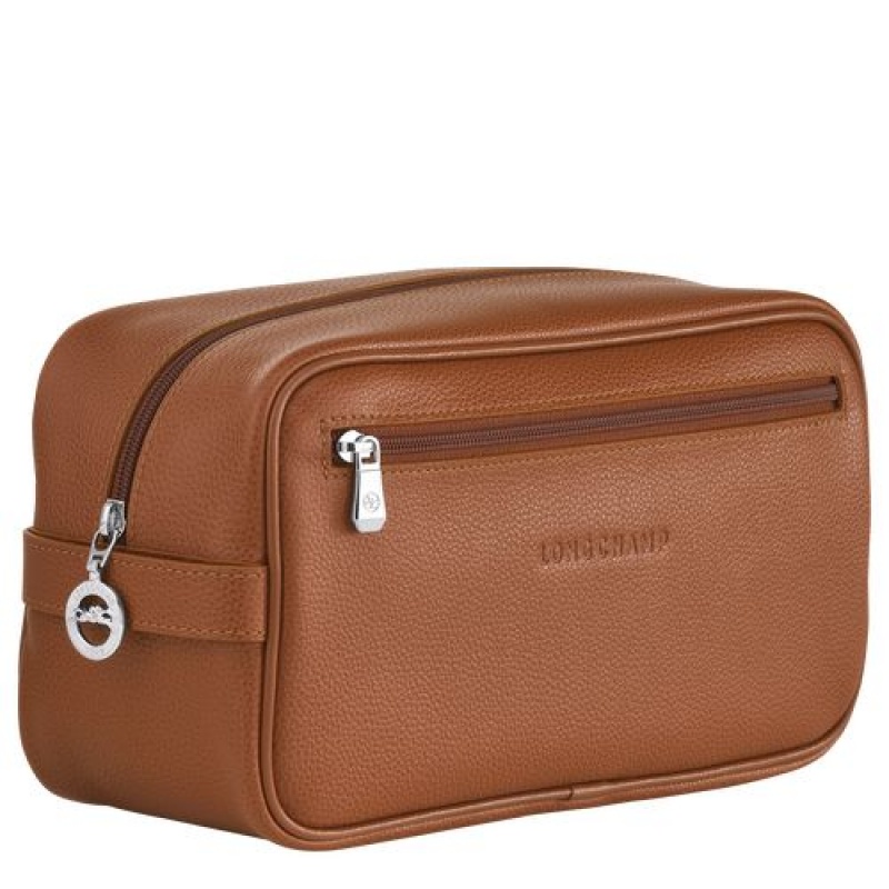 Longchamp Le Foulonne Toiletry case Caramel | NLUTEIJ-39