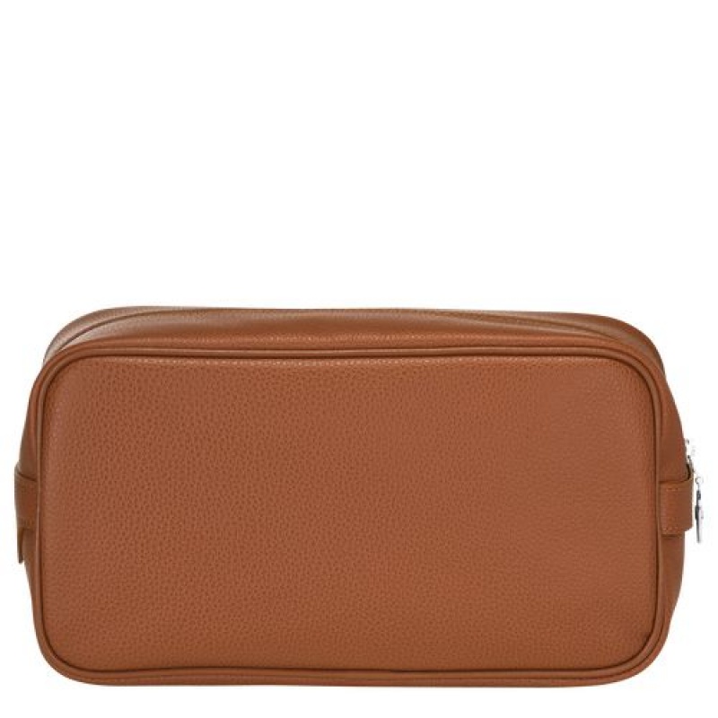 Longchamp Le Foulonne Toiletry case Caramel | NLUTEIJ-39