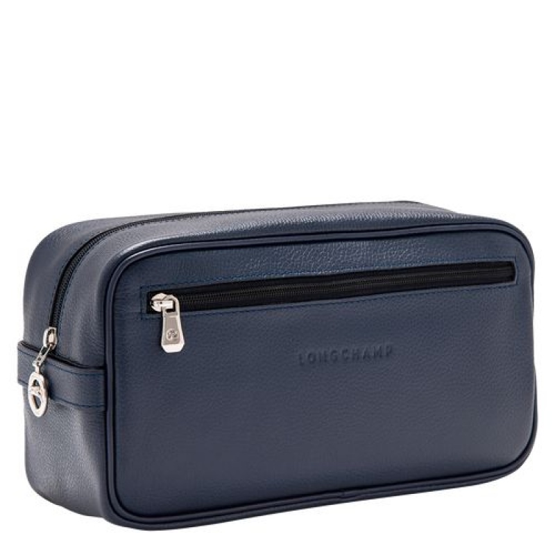 Longchamp Le Foulonne Toiletry case Navy | UPCOTEG-13