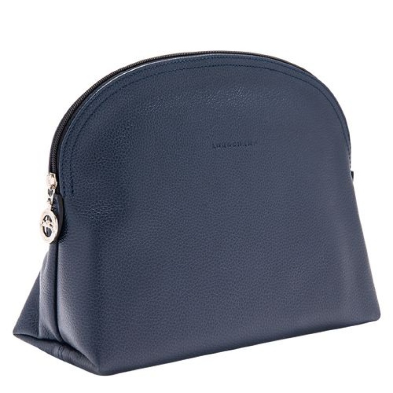 Longchamp Le Foulonne Toiletry case Navy | KSWIQFM-36