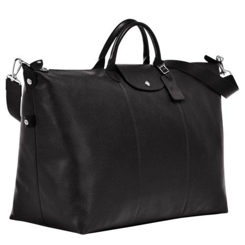 Longchamp Le Foulonne Travel bag L Black | FXUNBGP-26